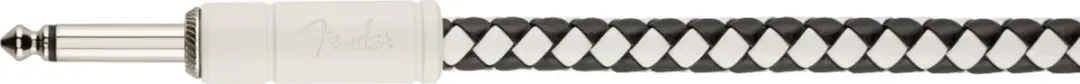 Fender Pro Instrument Cable Checkerboard 3m - Gitaarkabel - Zwart/Wit