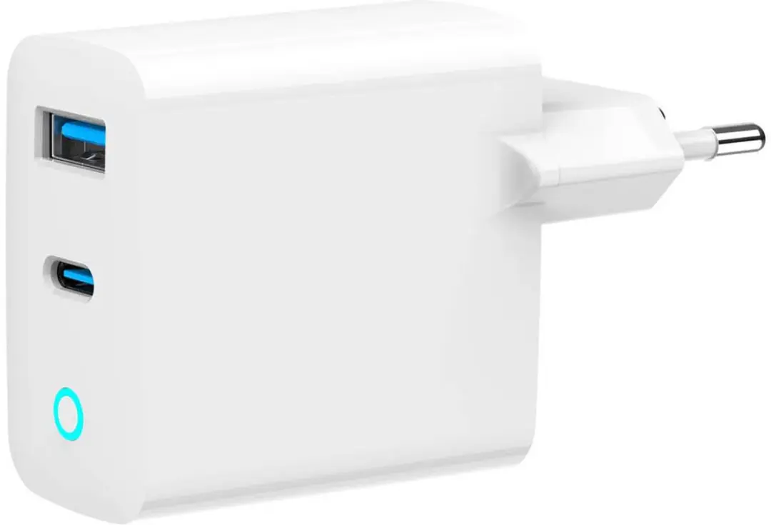 Gembird TA-UC-PDQC30L-W-01 USB-C/A Snellader 30W