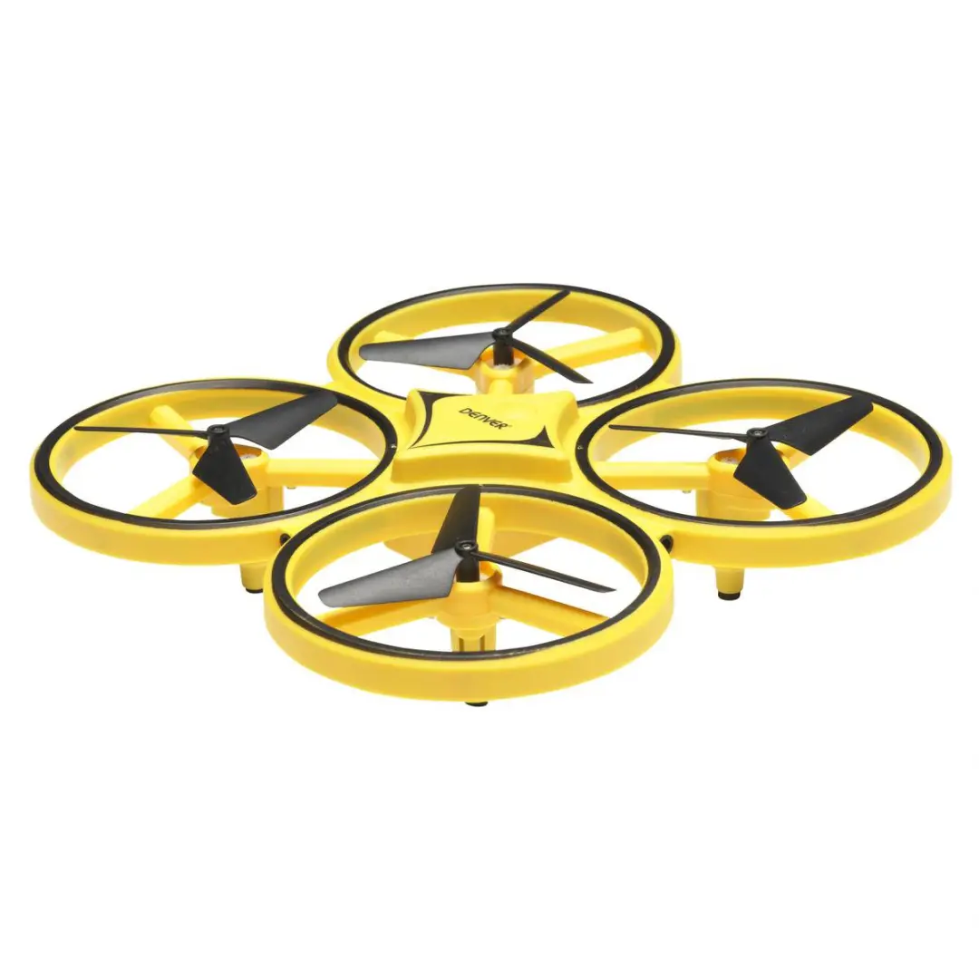 Denver DRO170 Mini Drone - 30m Bereik - Handbesturing - Zwart/Geel