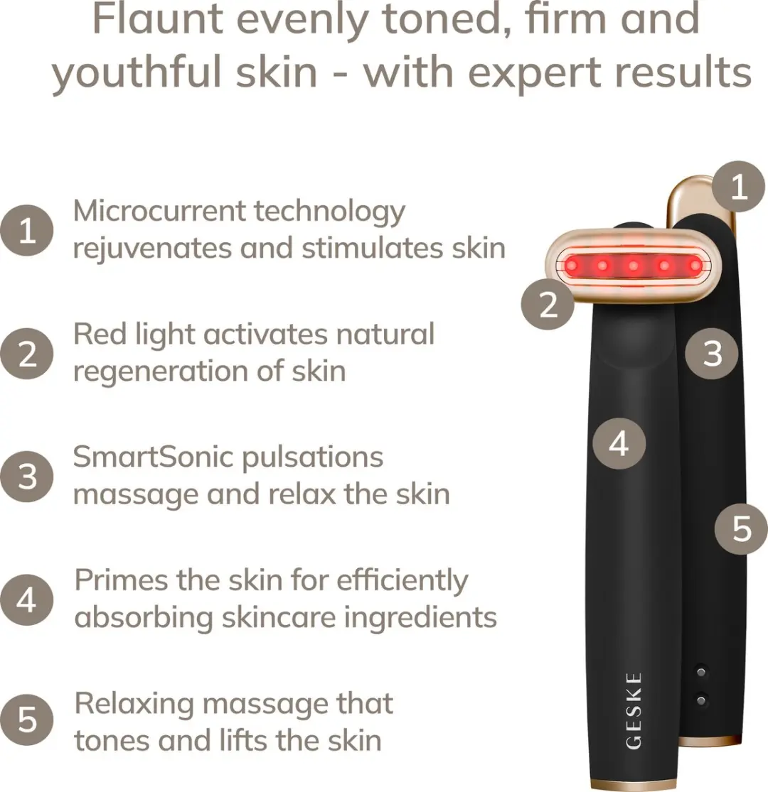 GESKE Skin Firming Wand GK000068GY01 - 7-in-1 MicroCurrent Gezichtsversteviger - Grijs