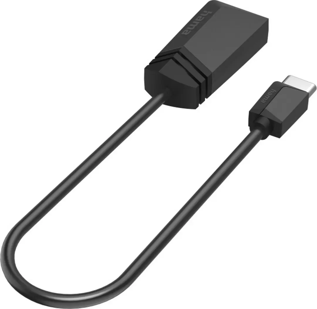 Hama USB-C OTG Adapter 00200312 - USB 3.2 Gen 1 - Zwart