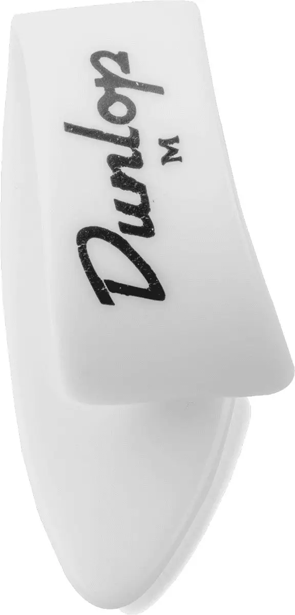 Dunlop Duimplectrum Medium - Wit - 4 Stuks