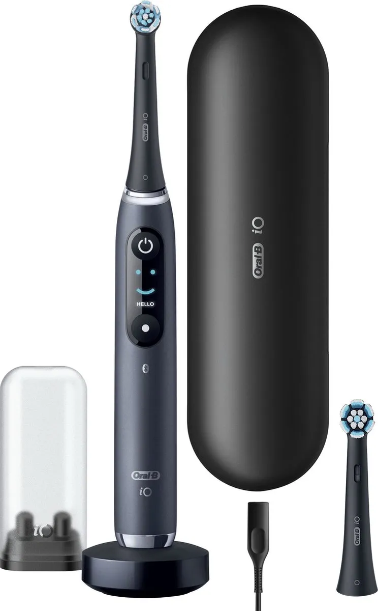 Oral-B iO 9N Elektrische Tandenborstel - Zwart - 2 Opzetborstels
