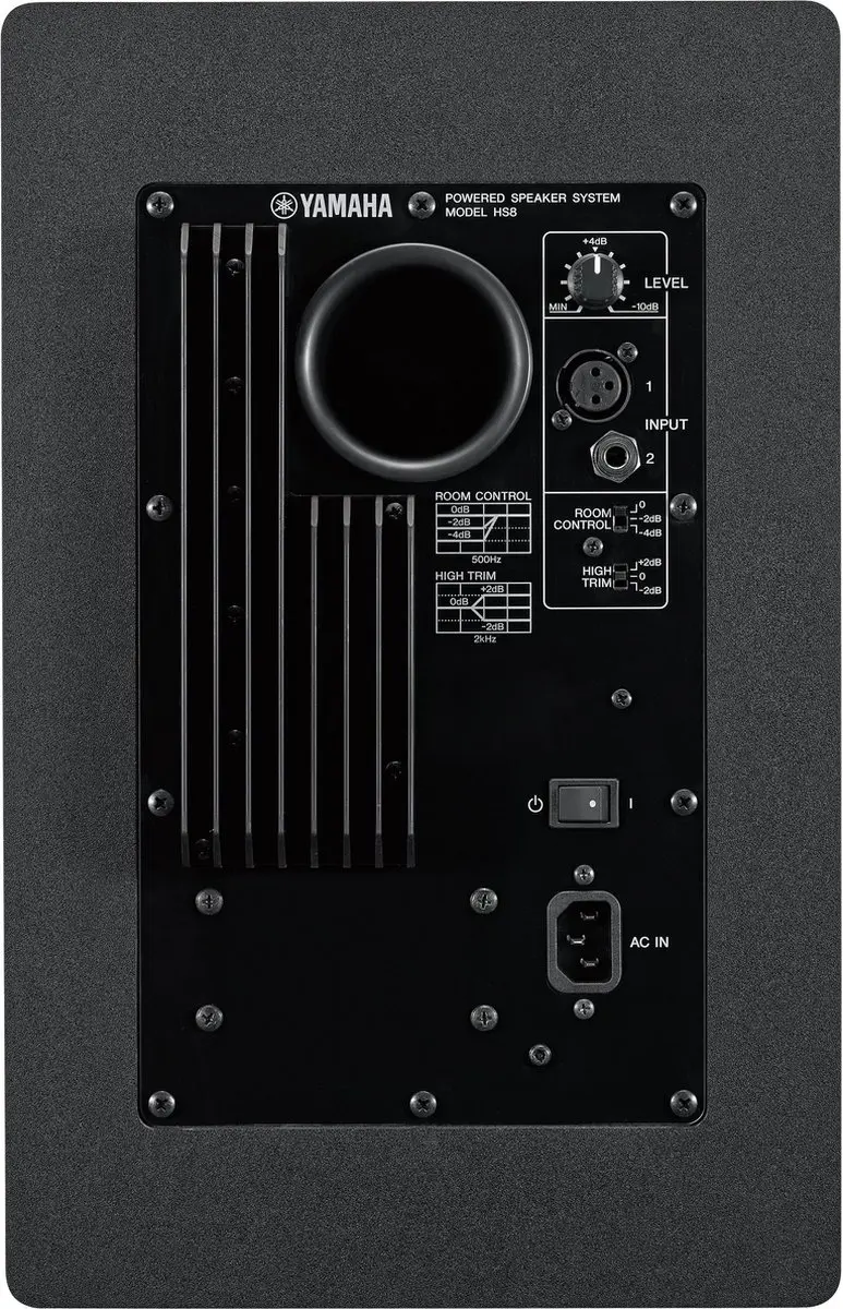 Yamaha HS8 Actieve Studiomonitor 120W - Zwart