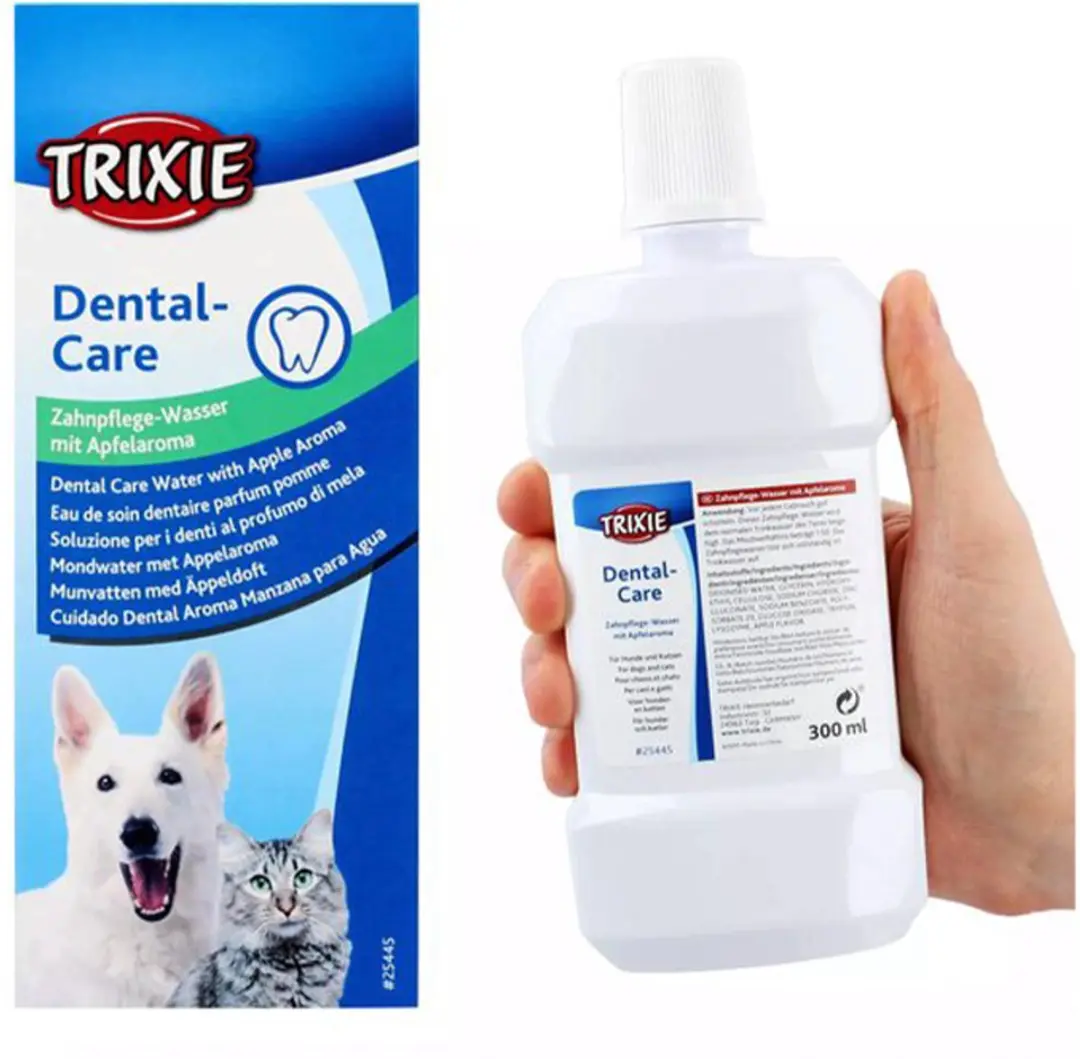 Trixie Mondwater Appelsmaak 600ml - 2 Stuks