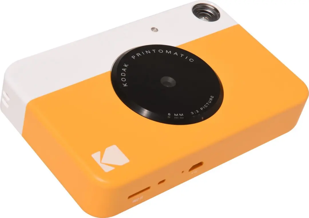Kodak Printomatic Instant Camera - Geel