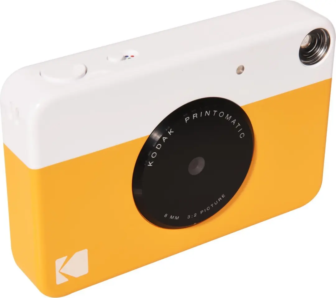 Kodak Printomatic Instant Camera - Geel