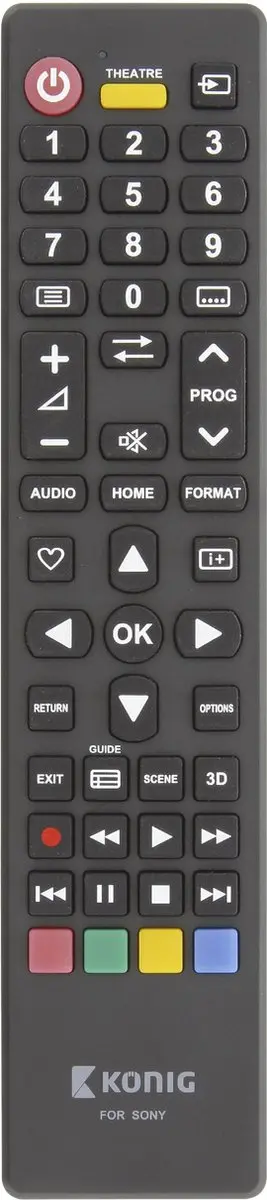 Konig KN-RCSO Afstandsbediening Sony TV