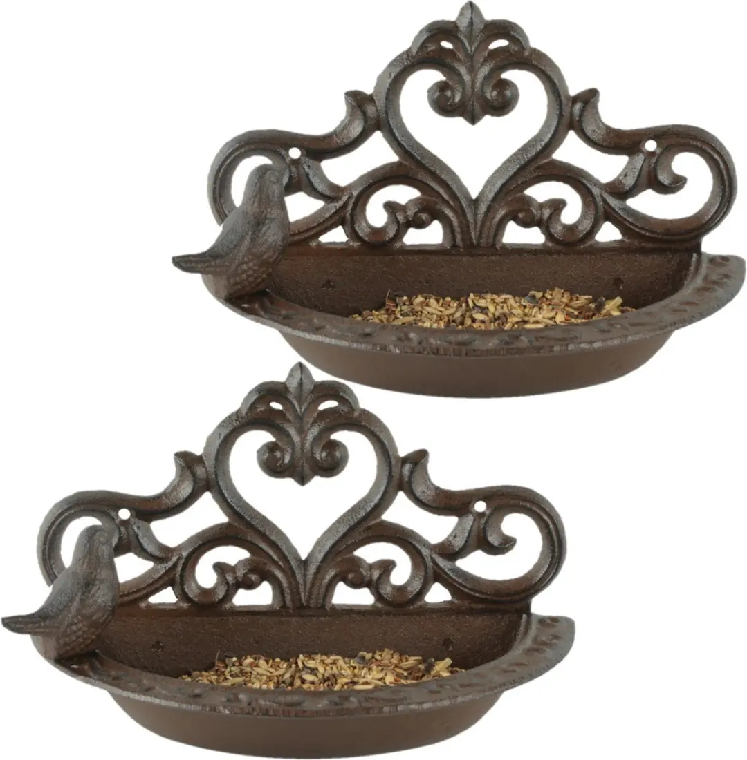 Esschert Design Vogelvoederbak Drinkbak Gietijzer 24cm