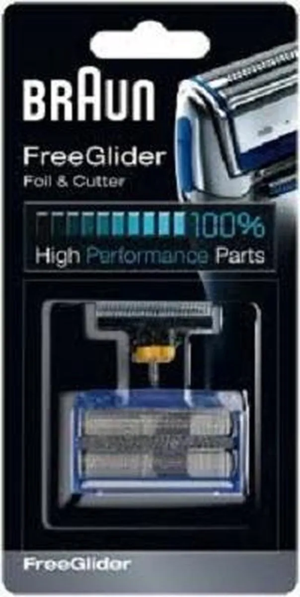 Braun Freeglider CombiPack Scheerblad + Messenblok - Zwart