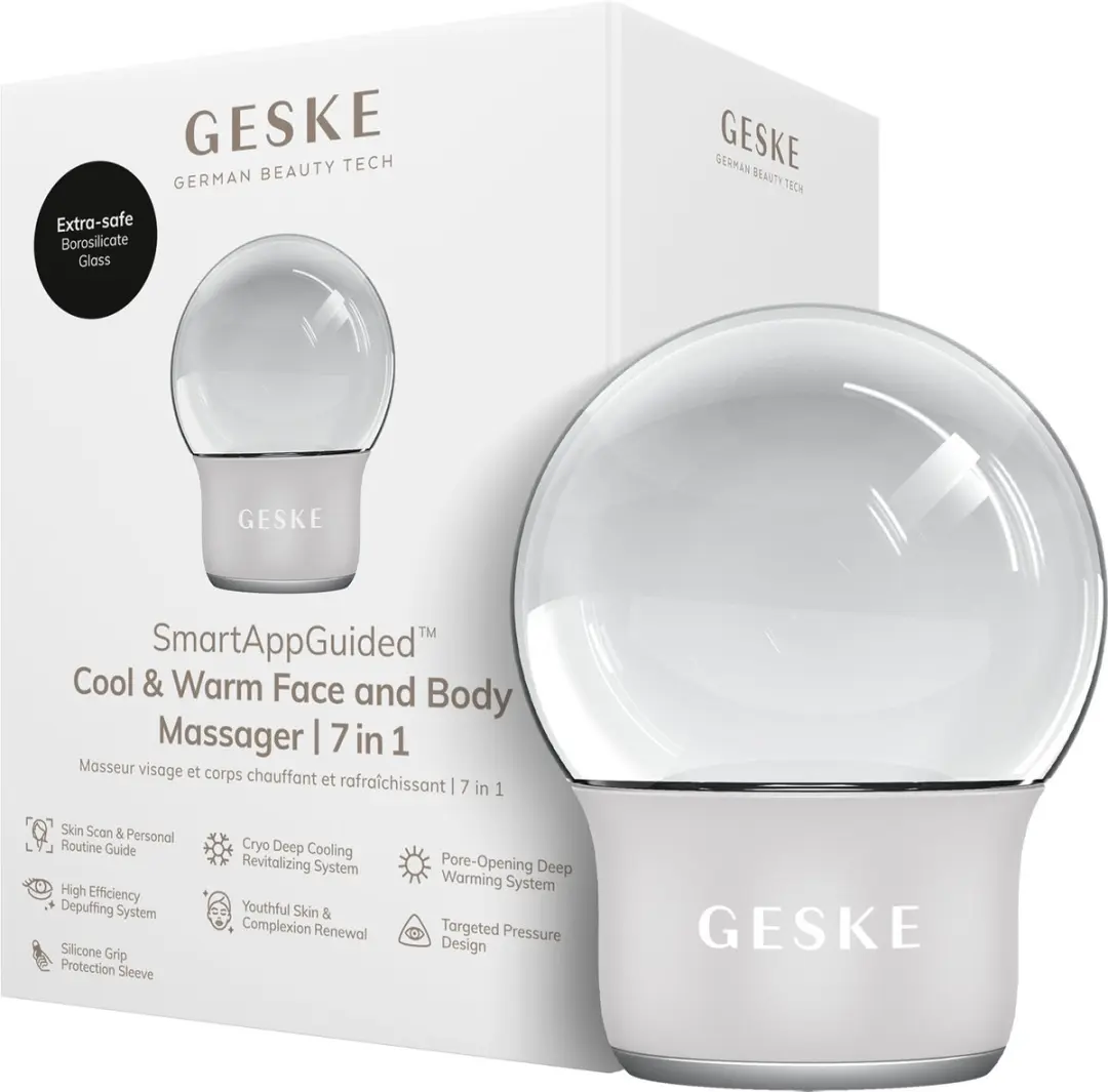 GESKE GK000701WH01 SmartAppGuided Cool & Warm Massager