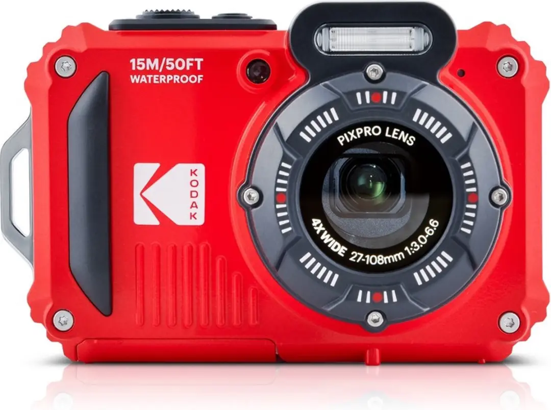 Kodak WPZ2 Onderwatercamera 16MP - Rood - 16GB + 32GB Kaart - afbeelding 6 van 6