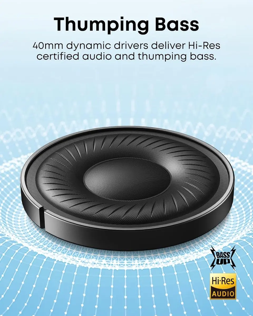 Soundcore Q20i A3004G21 Bluetooth Hoofdtelefoon - ANC 40u - Hi-Res - Wit - afbeelding 6 van 6
