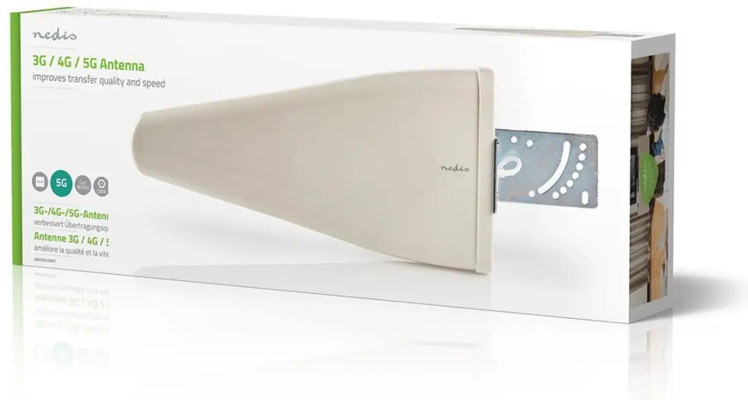 Nedis 5G/4G/3G Antenne ANOR5G10WT - 11dB - 4m - Wit