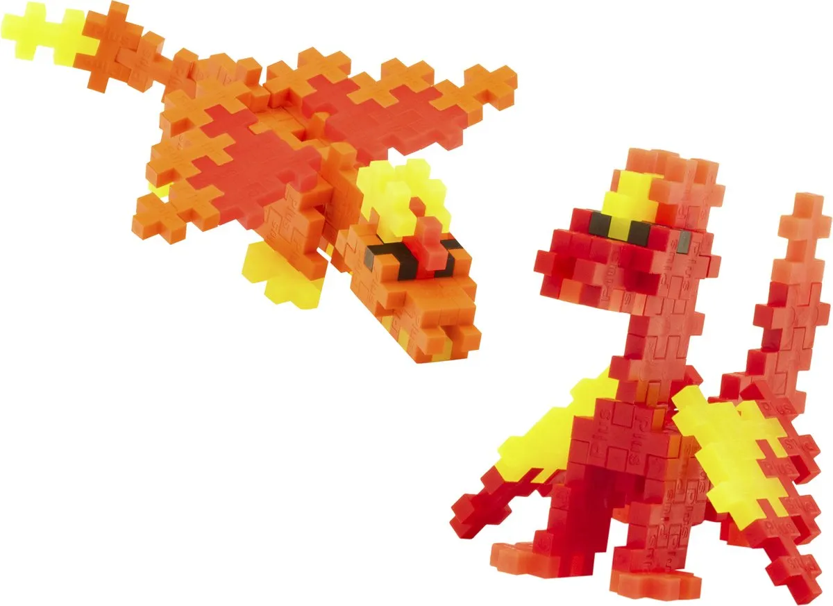 Plus-Plus Fire Dragons Bouwset 100 Stuks - 4375
