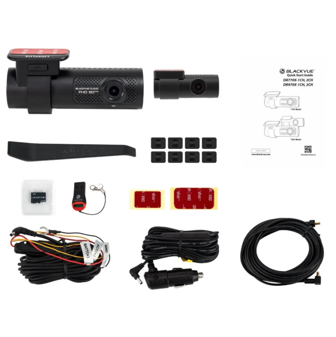 BlackVue DR770X-2CH IR Dashcam 64GB - Zwart