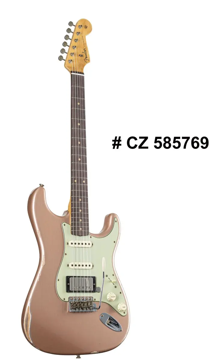 Fender LTD '59 Stratocaster HSS Relic Shell Pink Metallic