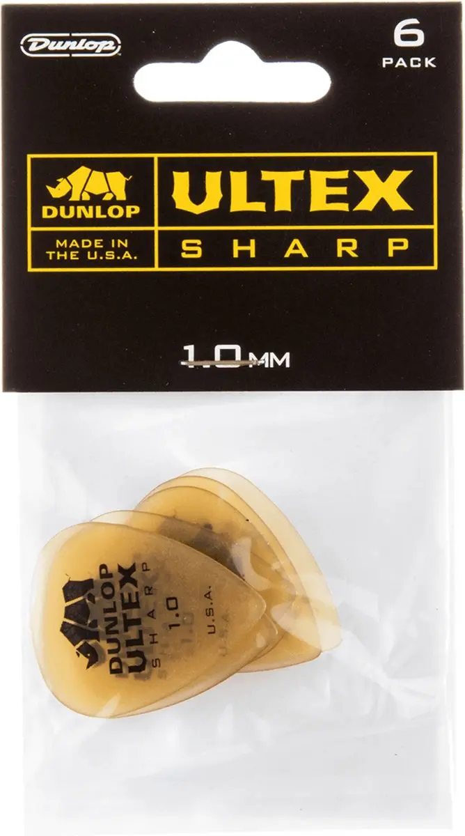 Dunlop Ultex Sharp Player's Pleks 1,00 mm - 6 Stuks