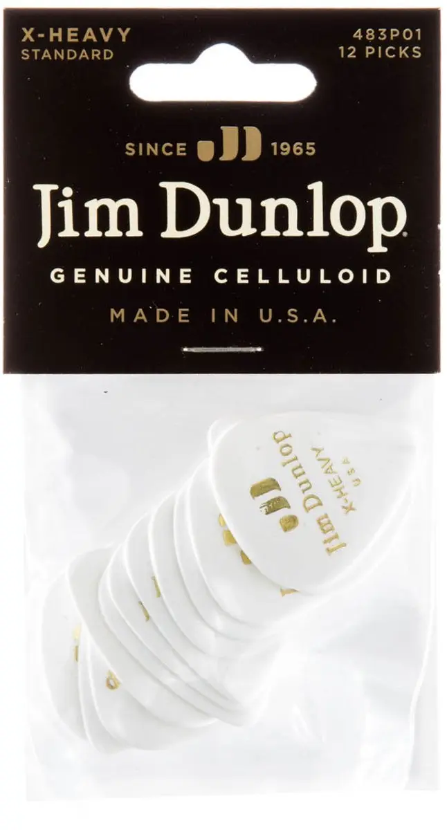 Dunlop Celluloid Plectrum Extra Heavy Wit