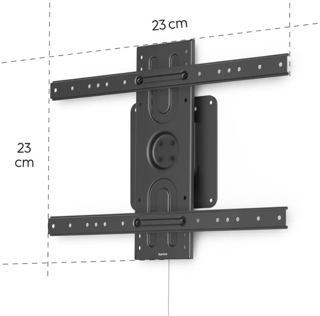 Hama TV Beugel 00220857 - Vast - 50kg - VESA 600x400 - Zwart
