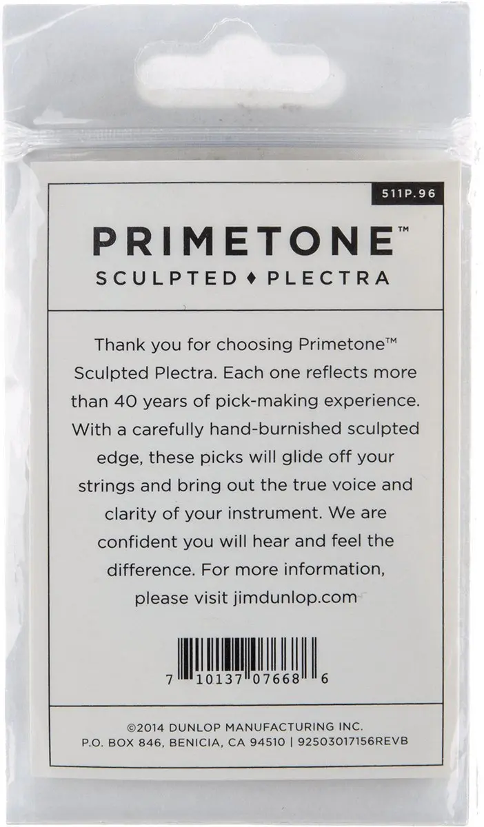 Dunlop Primetone Plectrum 0.96mm - 3 Stuks