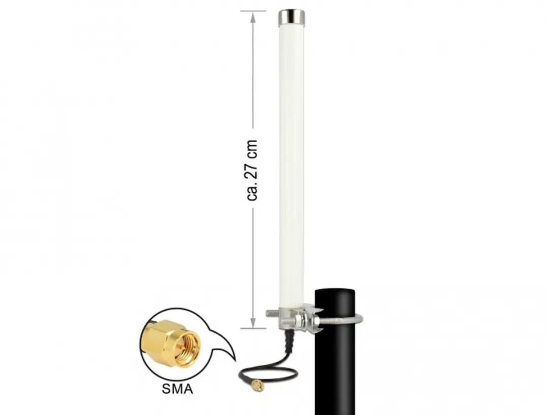 Delock LTE Antenne SMA 2x 6,5 dBi 27cm