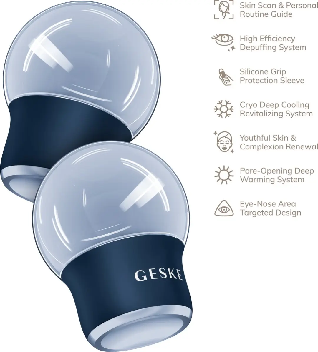 GESKE GK000701MN01 SmartAppGuided Massager 7-in-1 - Armen - Midnight