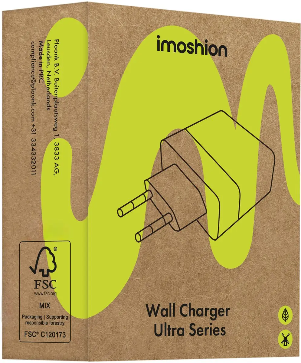 Imoshion SH00093328 USB-C Adapter 40W - 3x USB-C - Zwart