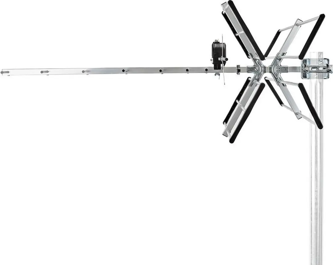 Nedis Buitenantenne ANOR5110ME - UHF/VHF - 11dB - 975mm - Zilver
