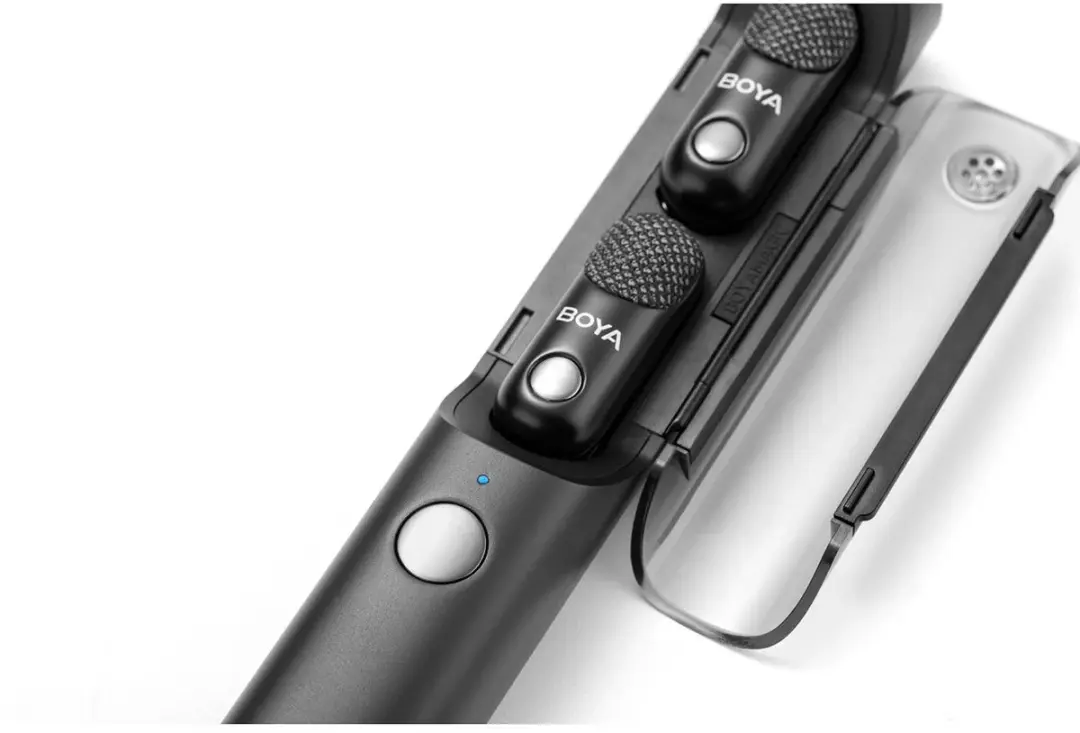 Boya Magic 05 Draadloze Dasspeldmicrofoonset - USB-C Ontvanger - Zwart - afbeelding 6 van 6