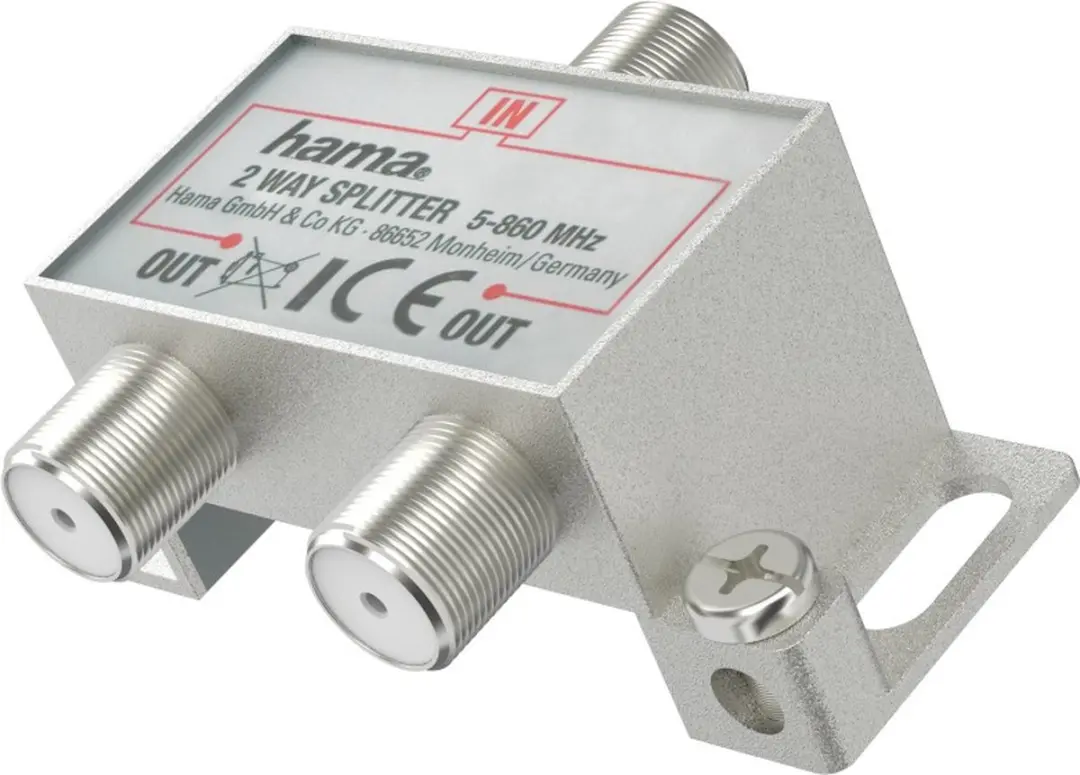 Hama Breedband-kabelverdeler 2-voudig