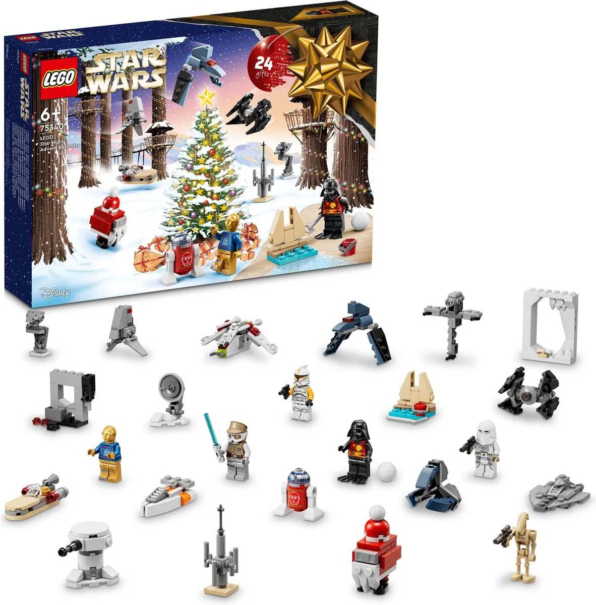 LEGO Star Wars Adventskalender 2022 75340 - Meerkleurig