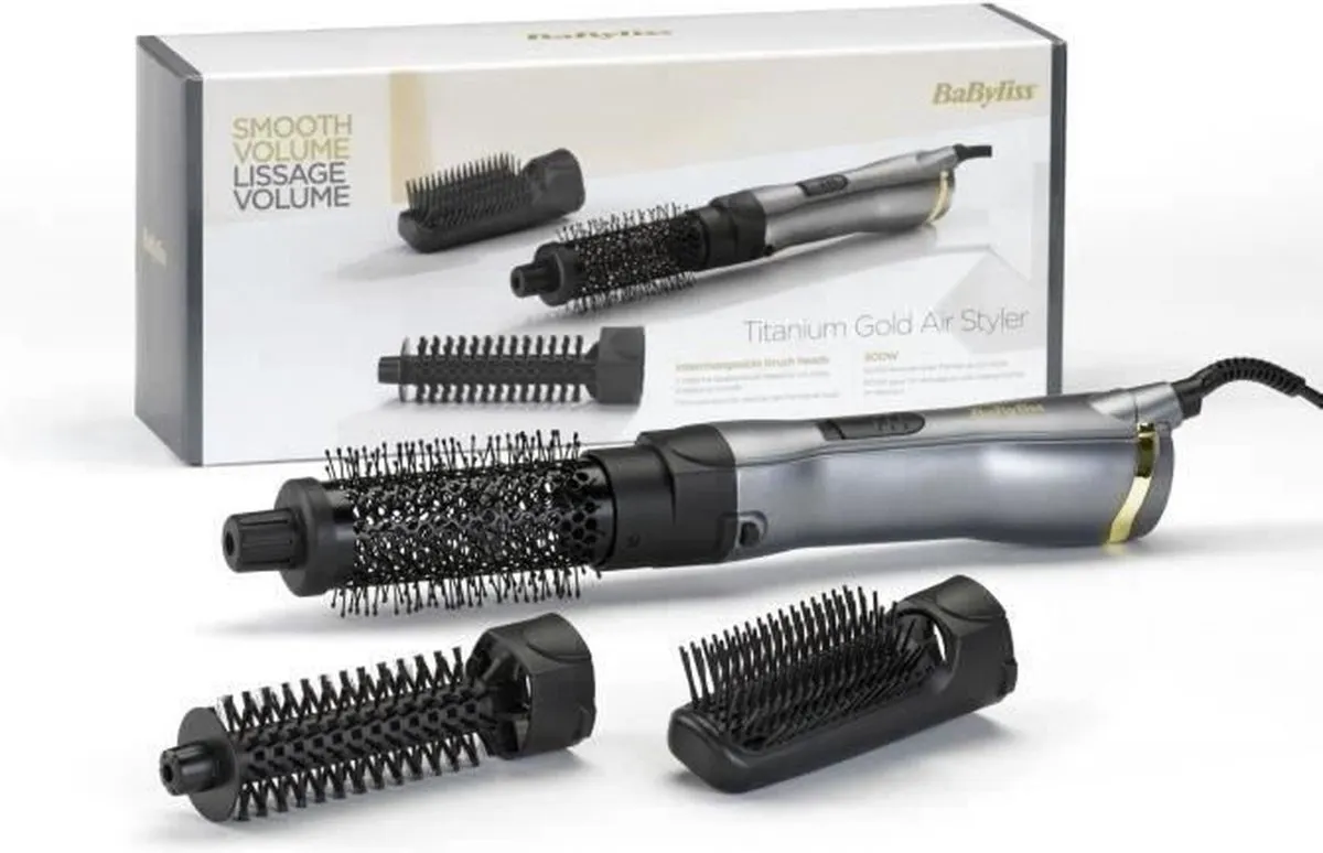 Babyliss AS85TE Titanium Gold Blaasborstel 800W