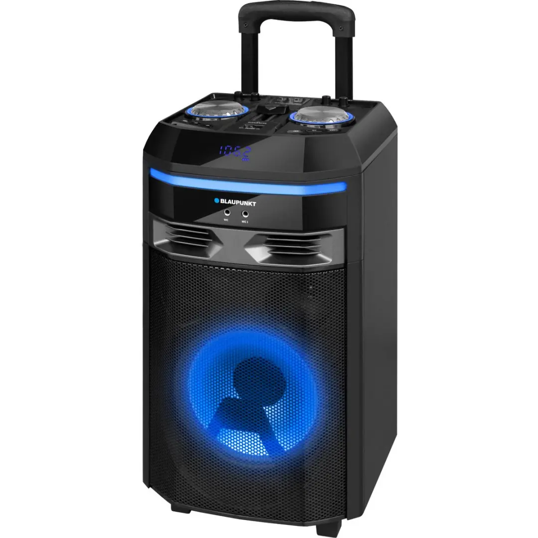 Blaupunkt Bluetooth Karaoke Luidspreker - Zwart - afbeelding 6 van 6