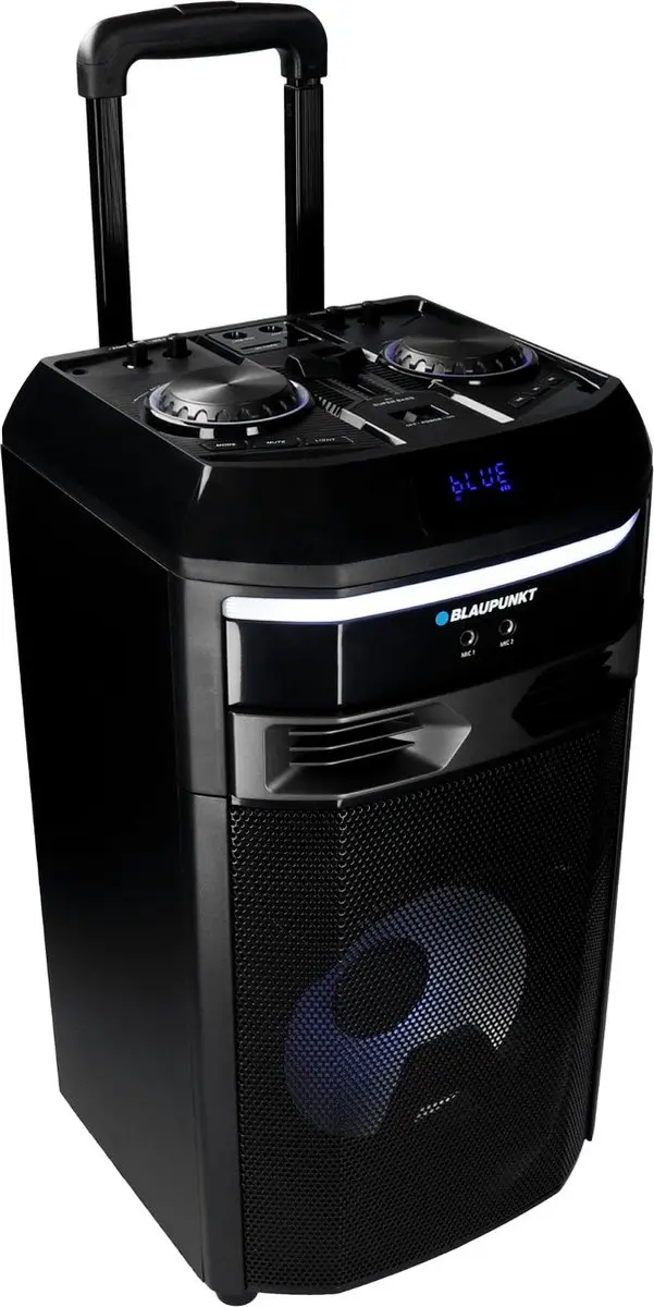 Blaupunkt Bluetooth Karaoke Luidspreker - Zwart