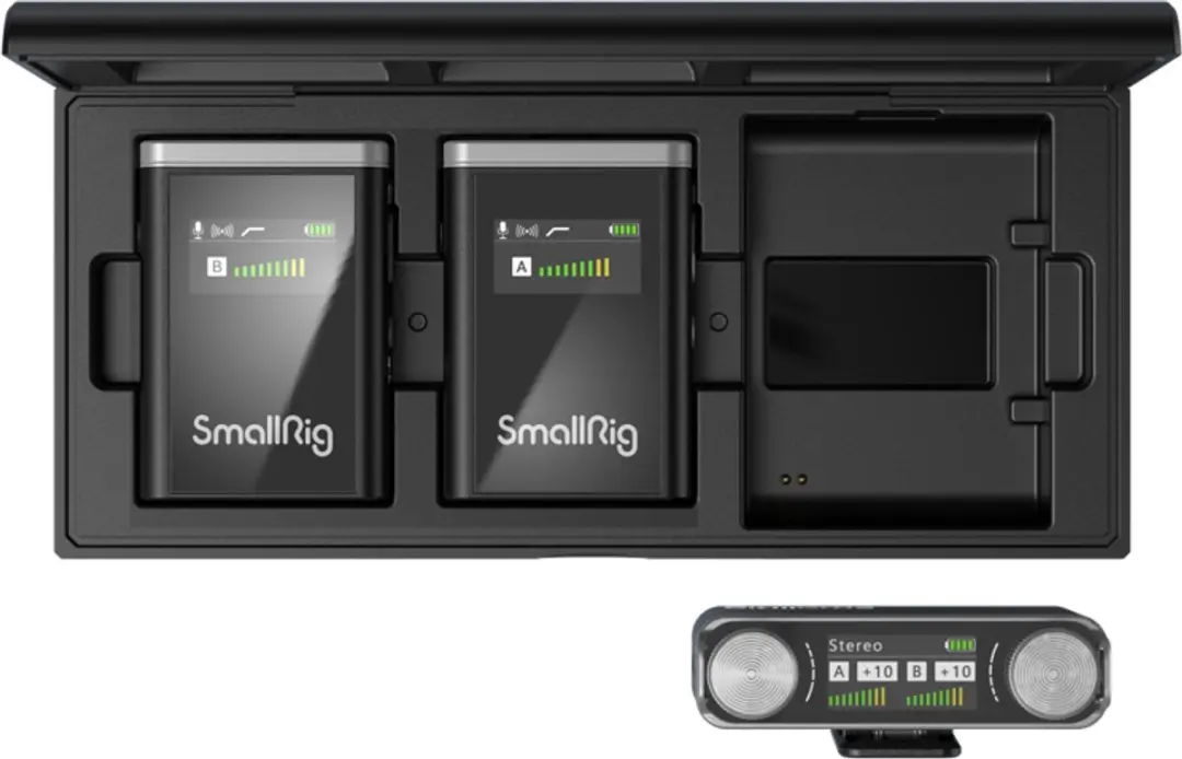 Smallrig Forevala W60 Draadloze Microfoon - USB-C/Lightning - Zwart