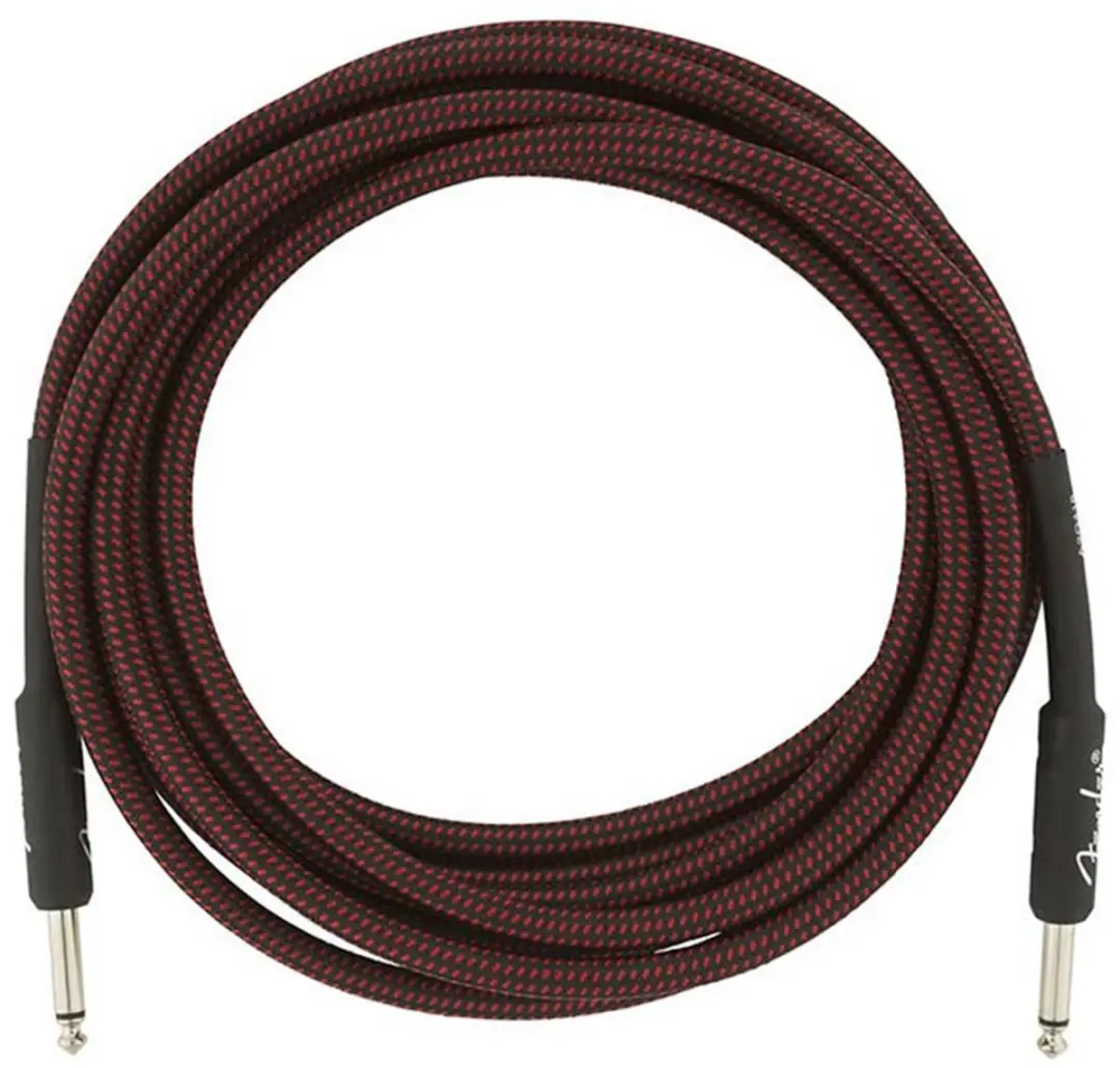 Fender Professional Series Instrumentenkabel 7.5m - Rood