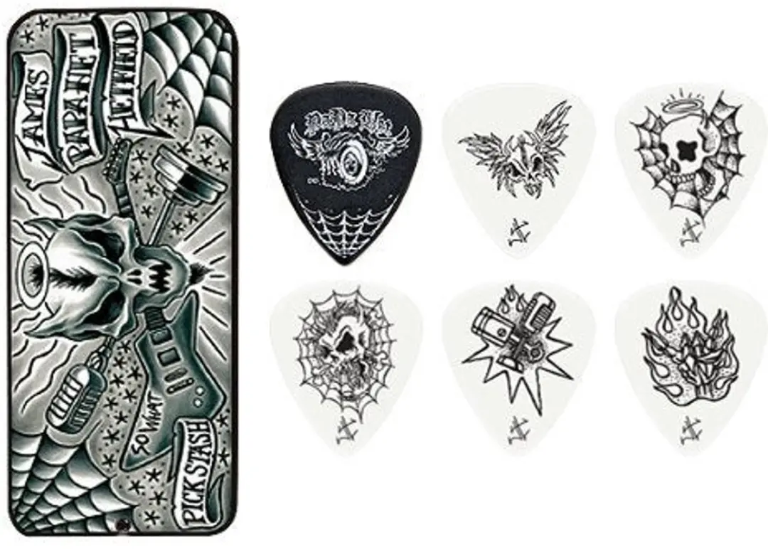 Dunlop James Hetfield Metallica Plectrum Opbergblik - Bont