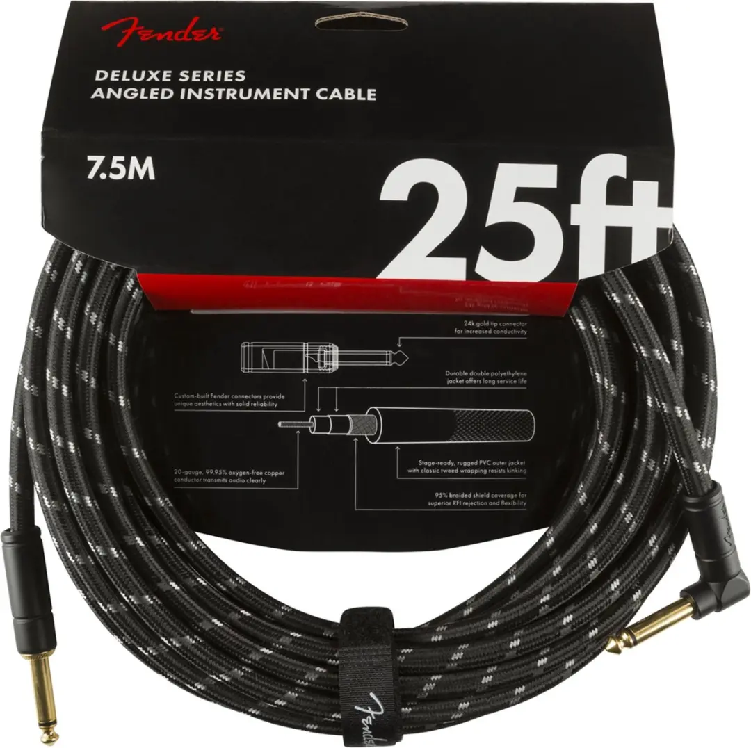 Fender Deluxe Series Instrumentenkabel 7.5m