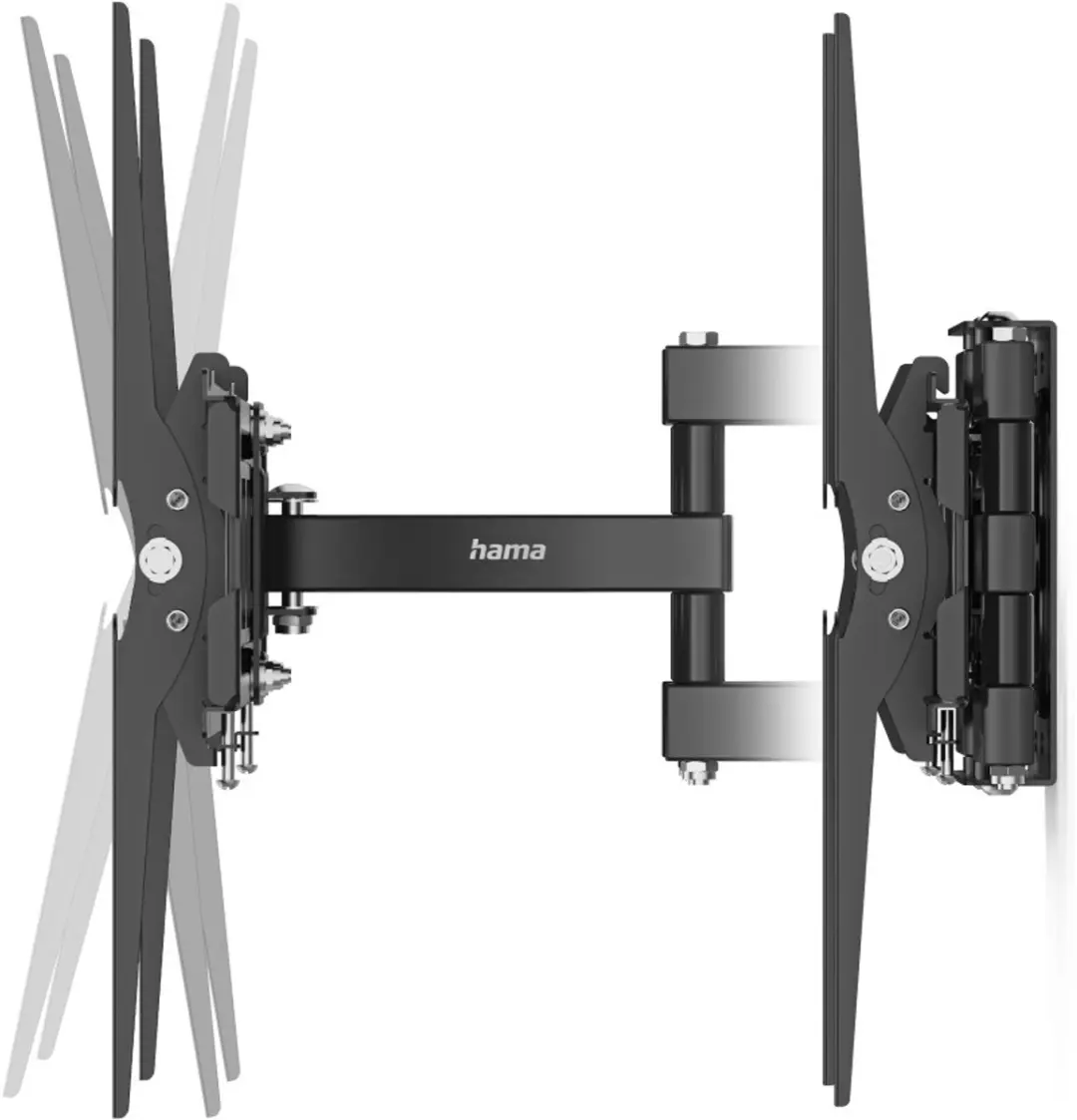 Hama 00220898 Draaibare TV-muurbeugel 85" - 50kg - Zwart - afbeelding 6 van 6