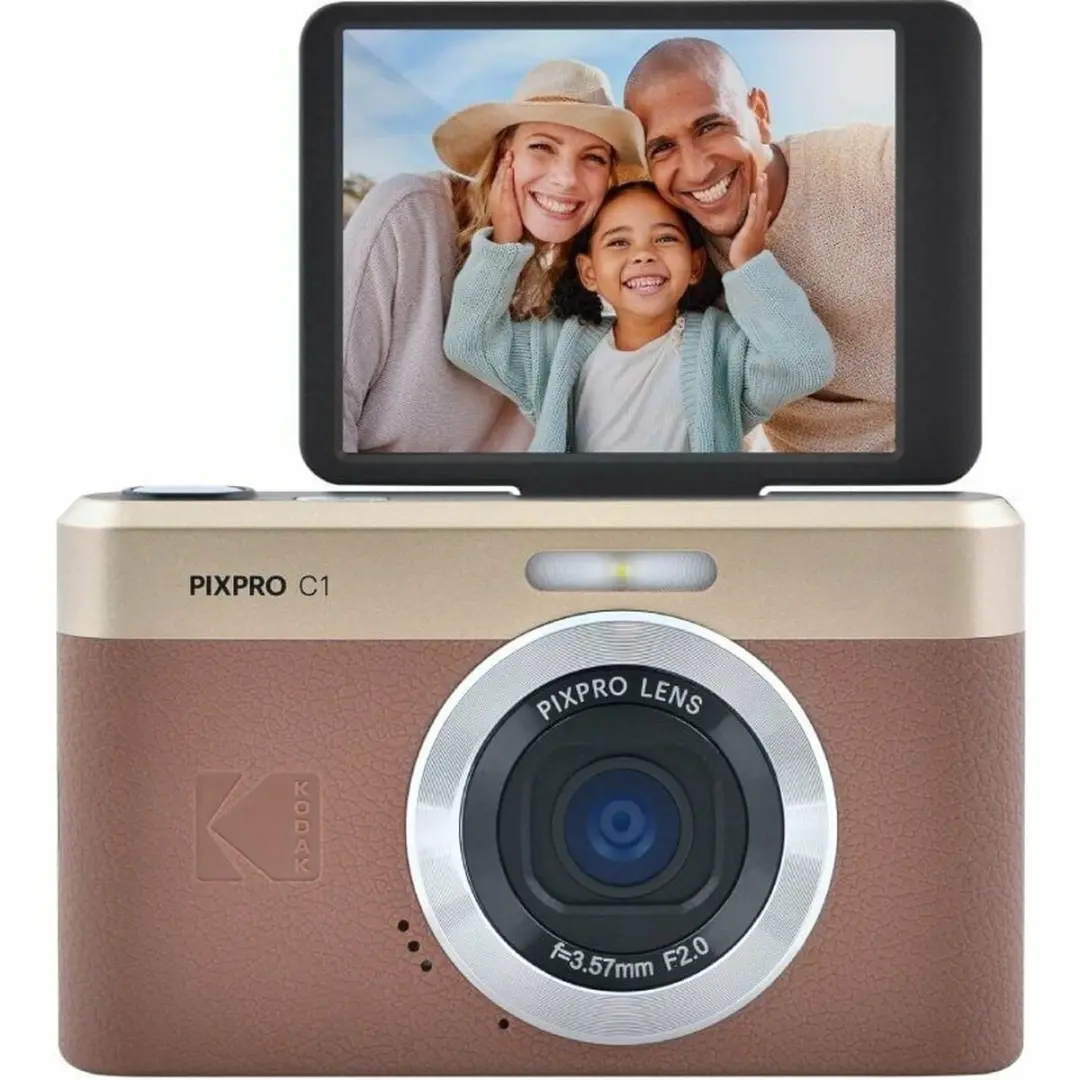 Kodak Pixpro C1 C1BN Compactcamera - Bruin - afbeelding 6 van 6