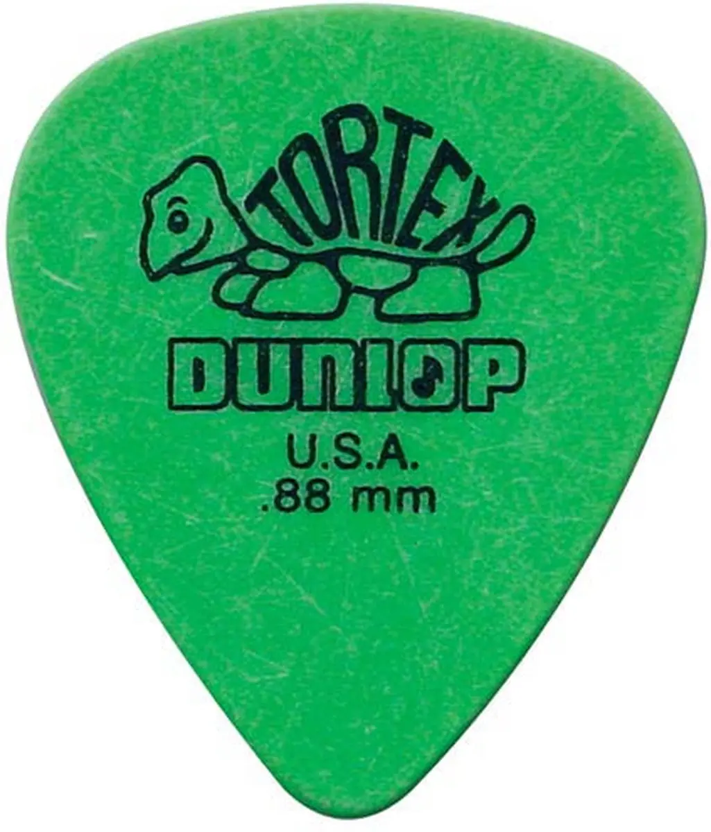 Dunlop 418-P-88 Plectra 0.88mm - Groen - 12 Stuks - afbeelding 6 van 6
