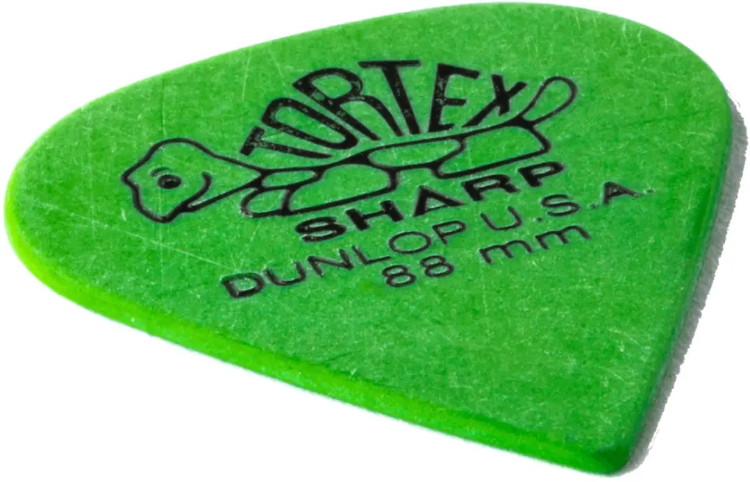 Dunlop 418-P-88 Plectra 0.88mm - Groen - 12 Stuks