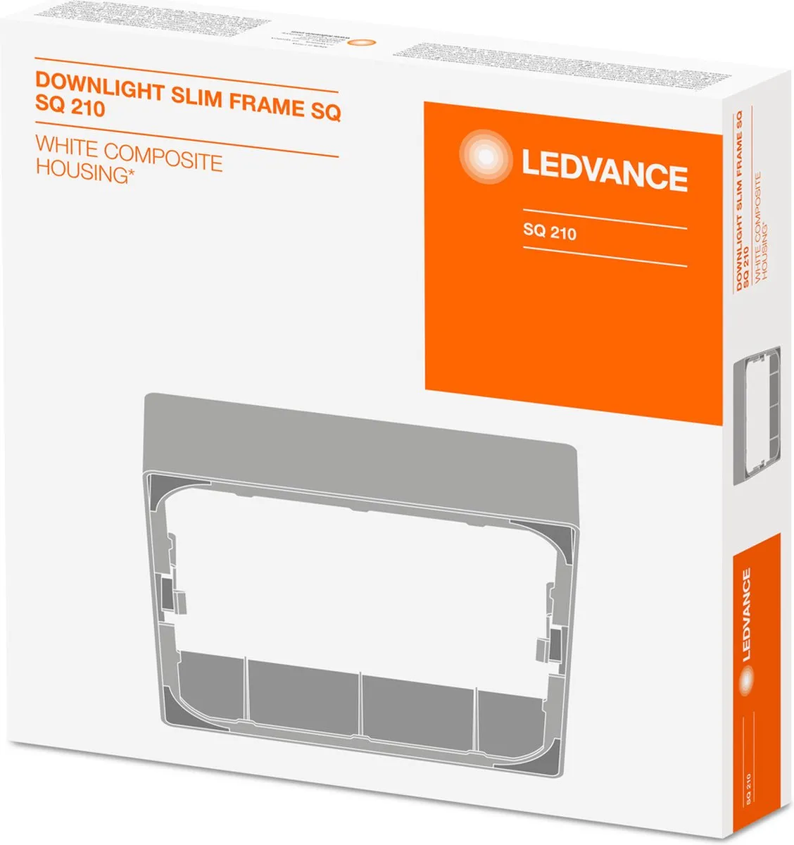 LEDVANCE Downlight Frame Slank Vierkant SQ210