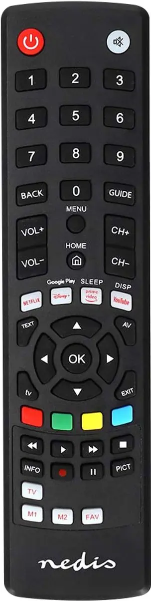 Nedis Universele Afstandsbediening TVRC2310BK - Infrarood - Zwart