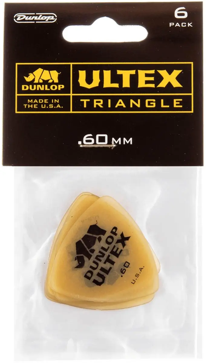 Dunlop Ultex Triangle Players Plectrumset 0,60mm