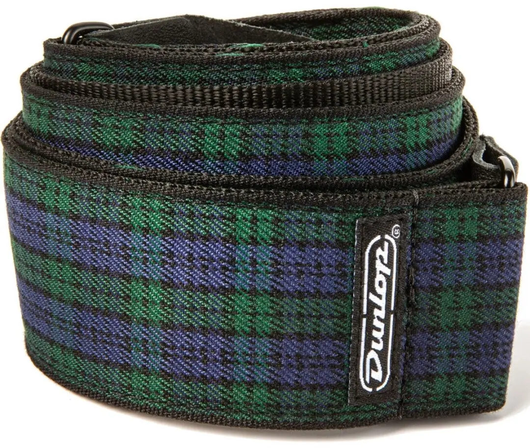 Dunlop D6731 Gitaarband - Jacquard Black Watch Plaid