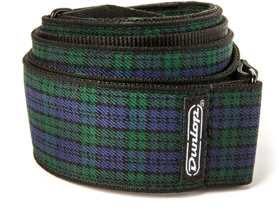 Dunlop D6731 Gitaarband - Jacquard Black Watch Plaid