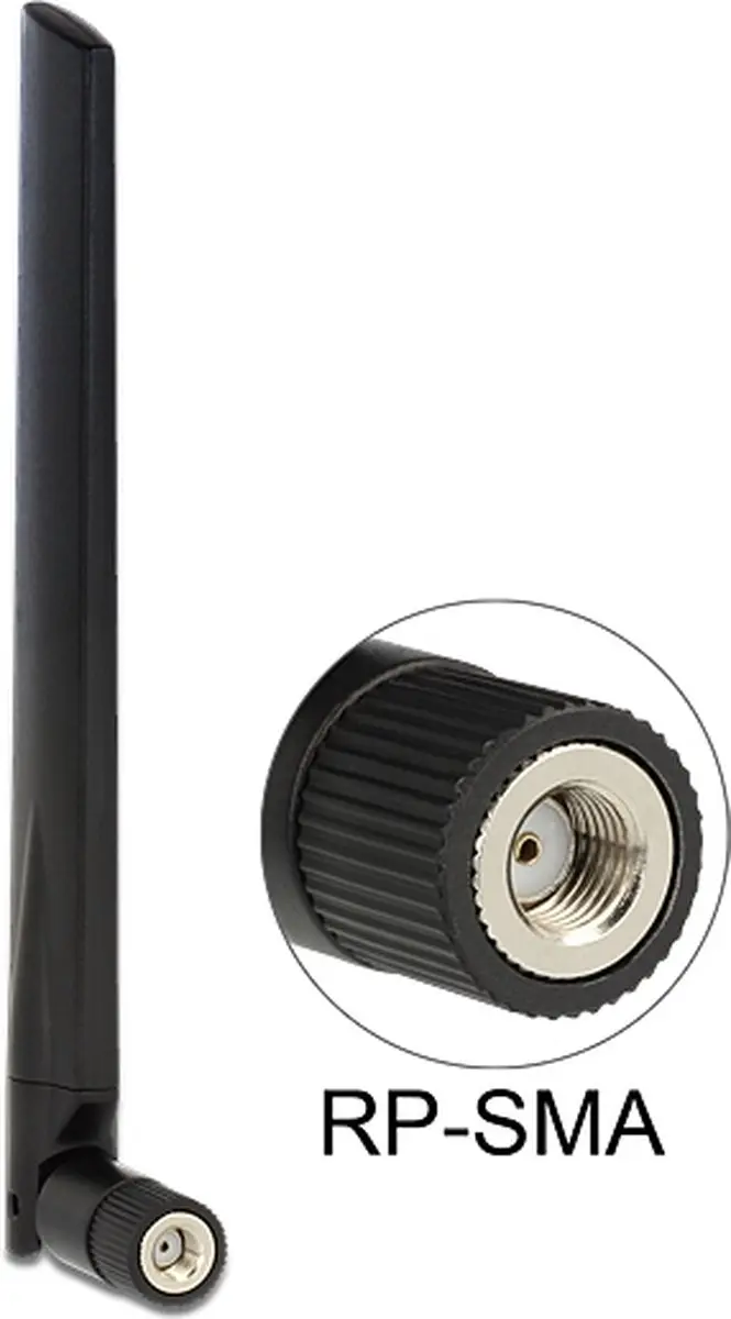 Delock WLAN Antenne 3-5dBi SMA-RP(m)