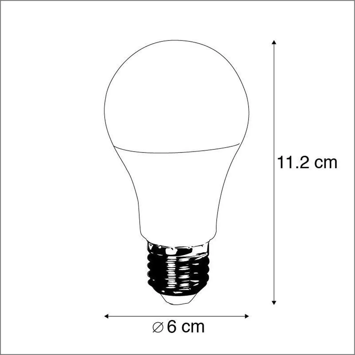 Calex LED Power Staandlamp E27 11W 1055lm - Helder - afbeelding 3 van 4